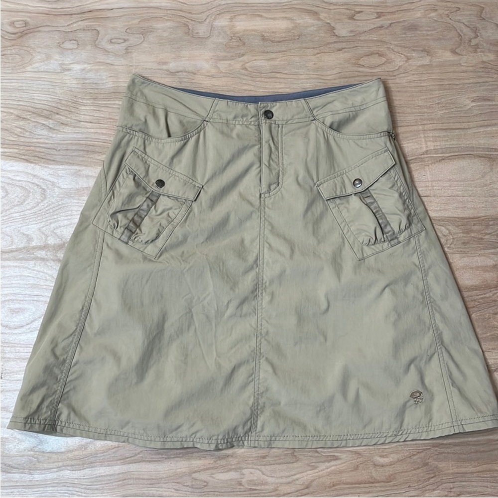 Mountain Hardwear Khaki Cargo A-Line Skirt
